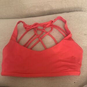 Lululemon free to be wild bra neon pink